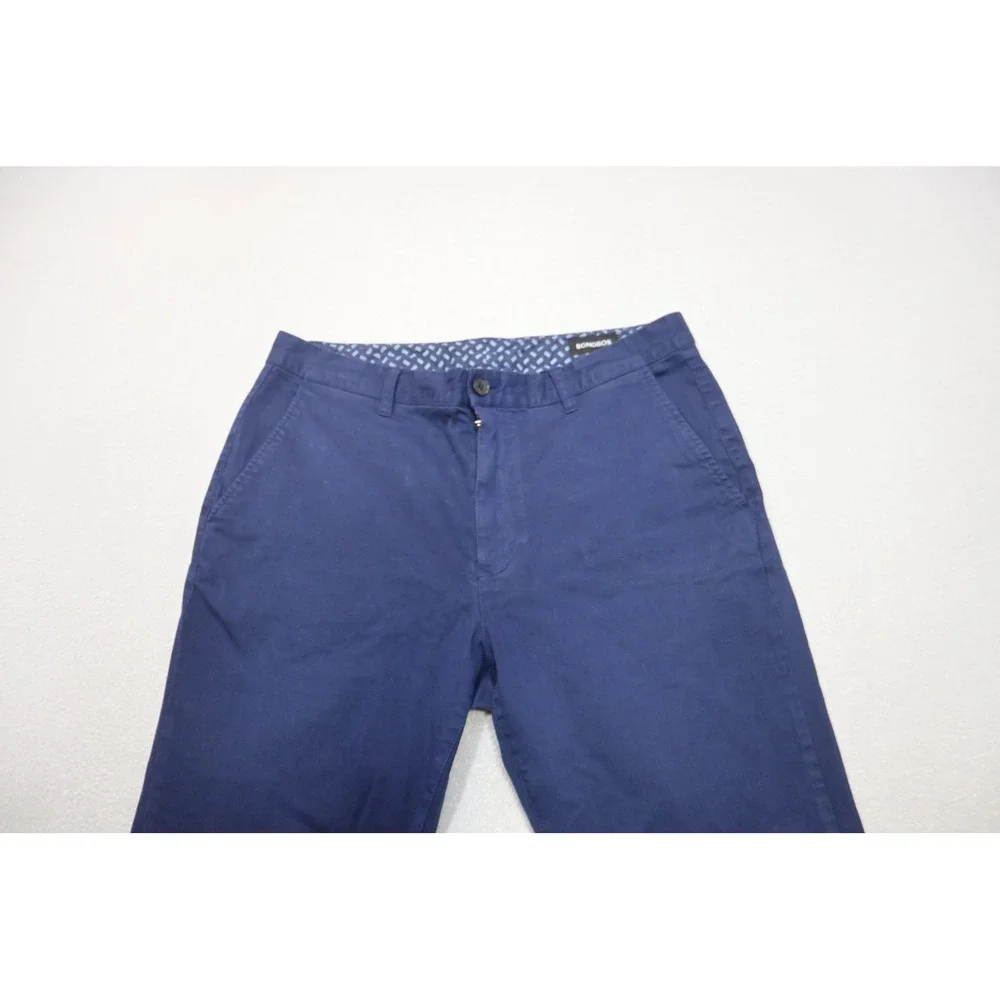 Bonobos Chinos Mens 34x30 Navy Blue Slim Taper Stretch Pants Excellent